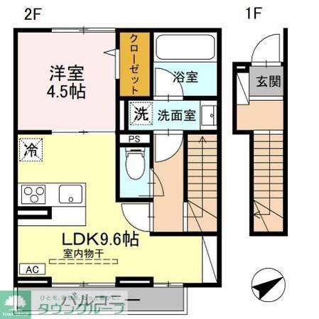 シンボルバーム・ラオムの物件間取画像